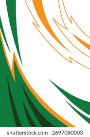 Abstract background with curved spikes pattern and with some copy space area