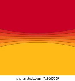 Abstract background from curved stripes - vector document divider graphic design with shadow effect