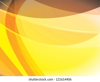 Abstract background with curved waves