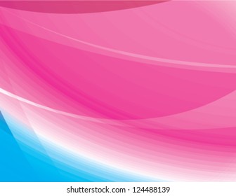 Abstract background with curved waves