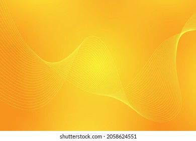Abstrakter Hintergrund mit gekrümmten Linien. Vektorgrafik für Design. Weht von der Linie und vom blauen Raum.