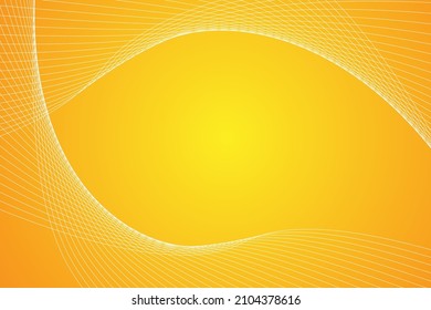Abstract background with curved wavy lines. Vector illustration for design. Wave from line and blue space