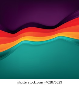  Abstract Background With Curves Lines