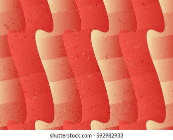 Abstract background with curves lines and texture red vector Template.