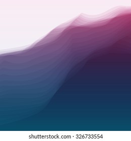 Abstract Background With Curves Lines. Vector Silhouettes Backgrounds. Can Be Used For Banner, Flyer, Book Cover, Poster, Web Banners.