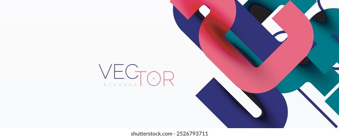 Abstract background curvy lines, minimal geometric design template