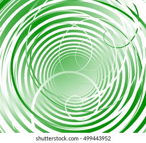 Abstract background with curvy random spiral, swirl elements