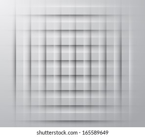 Abstract background of cut paper, square pattern design