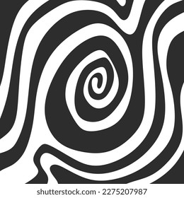 Abstract background with cute curly line pattern