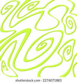 Abstract background with cute curly line pattern