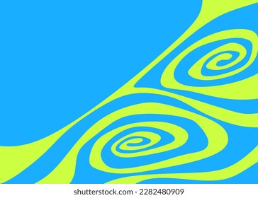 Abstract background with cute curly line pattern and with some copy space area