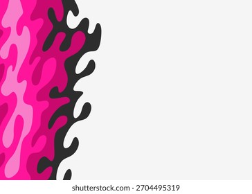 Fondo Abstractas con un lindo patrón de línea de fusión de gradiente y con un poco de espacio de copia