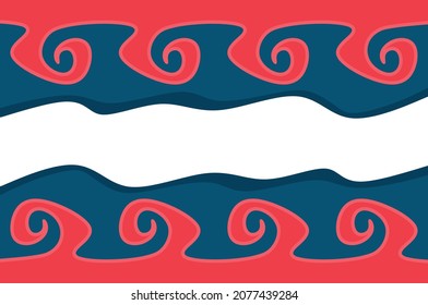 Fondo abstracto con un lindo patrón de línea de ondeo y un área de copia