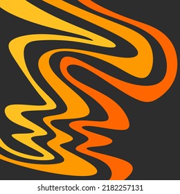 Abstract background with cute wavy line pattern
