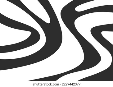 Fondo abstracto con un lindo patrón de línea ondulada. Patrón de líneas onduladas sin soldadura