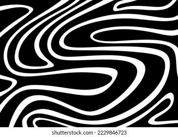 Fondo abstracto con un lindo patrón de línea ondulada