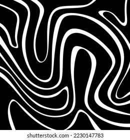 Fondo abstracto con un lindo patrón de línea ondulada