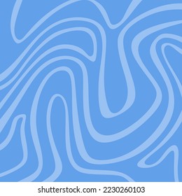 Abstract background with cute wavy line pattern