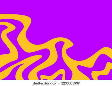 Fondo abstracto con un lindo patrón de línea ondulada y con un área de copia