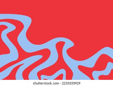 Abstract background with cute wavy line pattern and with some copy space area
