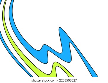 Abstract background with cute wavy line pattern and with some copy space area