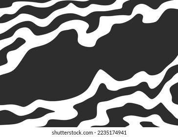 Abstract background with cute wavy line pattern and with some copy space area