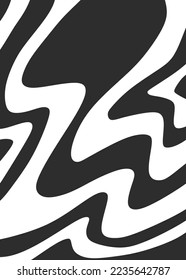 Fondo abstracto con un lindo patrón de línea ondulada