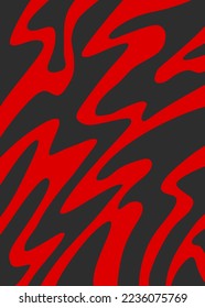 Abstract background with cute wavy line pattern