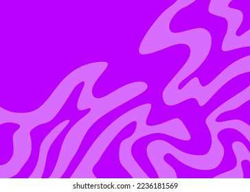 Fondo abstracto con un lindo patrón de línea ondulada y con un área de copia