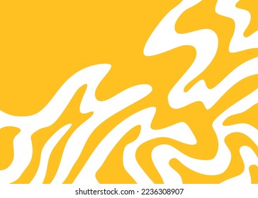 Fondo abstracto con un lindo patrón de línea ondulada y con un área de copia