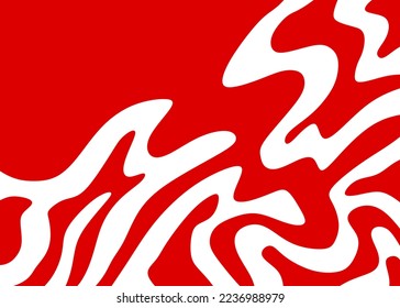 Abstract background with cute wavy line pattern and with some copy space area