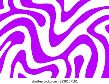 Abstract background with cute wavy line pattern