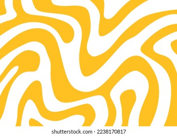 Abstract background with cute wavy line pattern