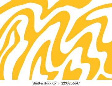 Abstract background with cute wavy line pattern