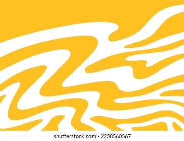 Abstract background with cute wavy line pattern