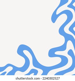 Abstract background with cute wavy line pattern and with some copy space area