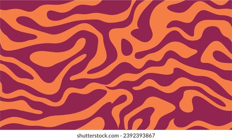 Abstract background with cute wavy line pattern. Colorful Repetitive Organic Trendy Lines, Seamless Pattern. Spiral vector illustration.