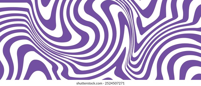 Fundo abstrato com bonito padrão de linha ondulada