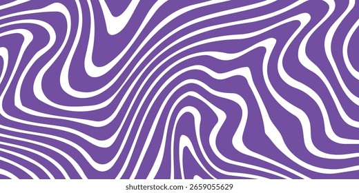 Fondo Abstractas con lindo patrón de línea ondulada
