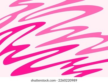 Abstract background with cute wavy lines pattern