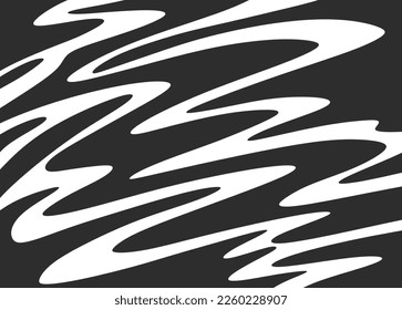 Abstract background with cute wavy lines pattern