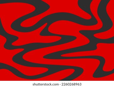 Abstract background with cute wavy lines pattern