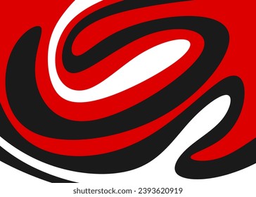 Abstract background with cute wavy lines pattern
