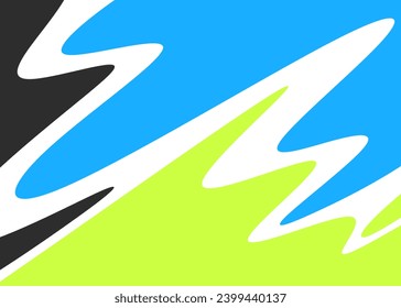 Abstract background with cute wavy lines pattern