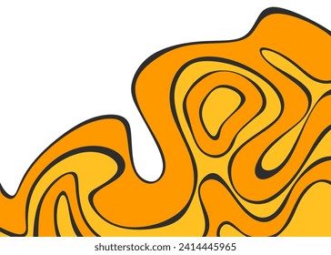 Abstract background with cute wavy lines pattern and with some copy space area