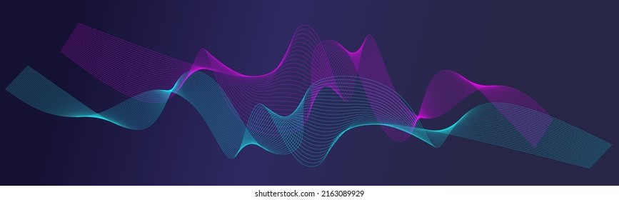 Abstract background cyan magenta gradient template interpolate style vibration.