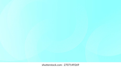 Abstrakter Hintergrund. Abstufungen in Cyan und Weiß. Weicher, minimaler Hintergrund. Einfaches Design.
