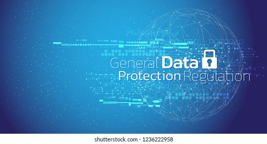 Abstract background of cyber security and information or network protection.