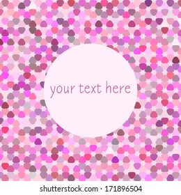 abstract background. cycle background. pink geometric background.background with banner.