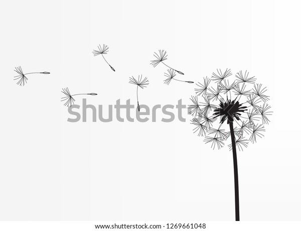 Abstract background of a dandelion for\
design. The wind blows the seeds of a dandelion. Template for\
posters, wallpapers, posters. Vector\
illustration